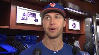 Jacob deGrom explains elbow injury expresses relief after clean MRI [upl. by Niwdog618]