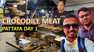 Thailand Travel Vlog Day 1  Kolkata to Pattaya  Pattaya Food Tour amp Seafood Market [upl. by Reeher]