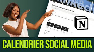 Comment Créer un Calendrier Éditorial Social Media dans Notion [upl. by Ahse]