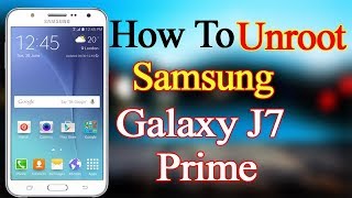 How to unroot samsung j7 mobile amp Any Sumsung Device [upl. by Itch]