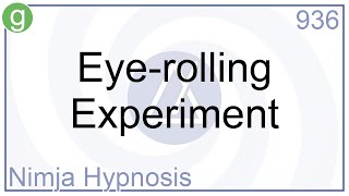 Eyerolling Experiment  Hypnosis [upl. by Eidac215]