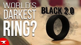 Vantablack Alternative BLACK 20  WORLDS BLACKEST RING [upl. by Enala]