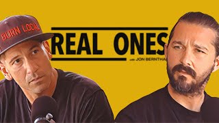 Shia LaBeouf on REAL ONES with Jon Bernthal [upl. by Kamerman18]