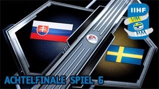 Lets Commentary Eishockey WM 2013 062  Schweden  Slowakei Achtelfinale Spiel 6 [upl. by Myrtle]