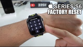 How to Hard Reset Apple Watch Series 6 Delete Pin Password Passcode Lock [upl. by Cthrine]