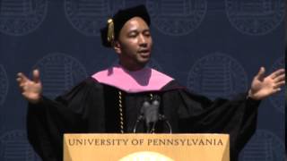 Penns 258th Commencement Ceremony  Commencement Speaker John Legend [upl. by Ecnerat]