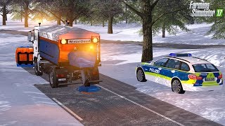 LS17  Der neue Schneeschieber im Einsatz auf der Bauhof Weber Map ❄️🚧 [upl. by Ynot689]