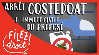 Arrêt Costedoat  l’immunité civile du préposé Cassation 25 février 2000 [upl. by Naired]