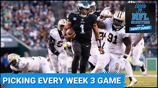 Week 3 NFL Picks Eagles or Saints Chargers or Steelers Packers or Titans Ravens or Cowboys [upl. by Alberto956]