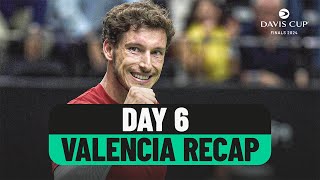 Day 6 Valencia Recap  Davis Cup 2024 Finals Group Stage [upl. by Sheryl871]