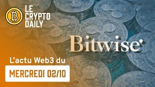 🔥  Bitwise fait un premier pas vers l’ETF XRP   02102024 [upl. by Oir]