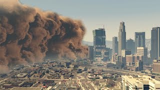 GTA 5  The End Of Los Santos 8 Sandstorm Haboob [upl. by Lazes]