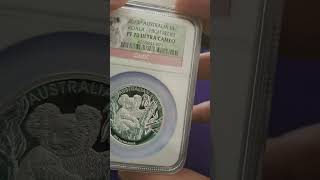 2013 Australia Koala High Relif PF 70 ultra Cameo silver coin [upl. by Sunil]