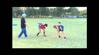 Rugby League Tackle Prep Timing [upl. by Mavilia]