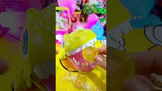 ASMR DINOSAUR DENTIST LOVE EATING YELLOW JELLY CANDYshortvideosatisfyingasmrshorts [upl. by Agni]