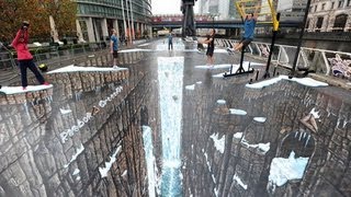 Illusion  3D Street Art Kurt wenner [upl. by Wanda]