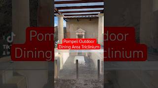 Pompeii Outdoor Dining Area Triclinium [upl. by Pleione258]