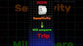 Types of RCCB and uses  RCCB कितने प्रकार के होते है trending youtube shorts [upl. by Enytsirk289]