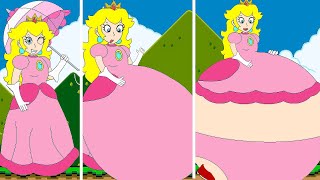 WAIT PEACH THATS TOO MUCH MILK 🤰🥛 [upl. by Enelec654]