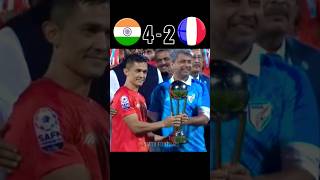 Sunil Chhetri gol India vs Frame imaginary penalty shootout 🔥shorts football youtube [upl. by Nerissa]