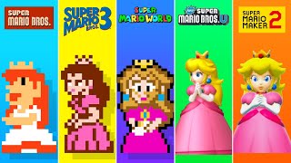 Evolution of Final Castles in 2D Super Mario Games 19862021 [upl. by Gwyneth]