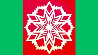 how to make snowflakes by paper craftdesign papercutting diy [upl. by Ostler790]