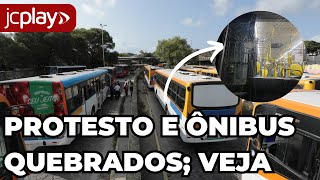 GREVE DOS RODOVIÁRIOS NO RECIFE segundo dia causa transtorno [upl. by Nangem]