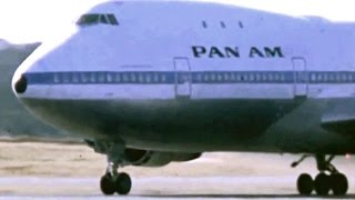 Pan Am Boeing 747121  quotTakeoffquot  1970 [upl. by Ralyt]