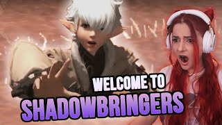 WELCOME TO SHADOWBRINGERS  Reaction  FFXIV Tesleen moment [upl. by Tips]