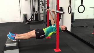 Inverted row scapular retractions [upl. by Jeramie]