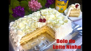 Como fazer Bolo de Aniversário de Leite Ninho  Fácil  Ideal para iniciantes Aula Completa [upl. by Atekihc]