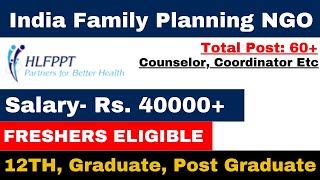 GOVT NGO VACANCY 2024  SALARY 40000  FRESHERS ELIGIBLE  HOW TO GET JOB IN NGO INDIA [upl. by Nhguahs88]