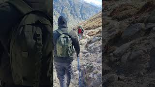 Hampta pass trek last day  Chatru  Going to Chandratal lake [upl. by Bum223]