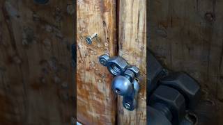 Simple idea craft diy  Gate latch lock  Unique design [upl. by Namajneb]