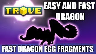 Trove Easy and Fast Dragon Egg Fragments  Crafting Carys Seraph of the Golden Vale Dragon [upl. by Abih]