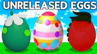 Hatching UNRELEASED EGGS In Adopt Me Custom Pets [upl. by Hedvige]