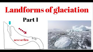 Geography Ch 6 Part 12 Landforms of glaciation [upl. by Ecikram347]