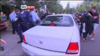 Julia Gillard Australias Prime Minister Rescued By Bodyguards [upl. by Papst631]