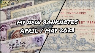 My New Banknotes April  May 2023 🔥💫 [upl. by The14]