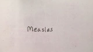 Measles Rubeola lecture notes [upl. by Earised]