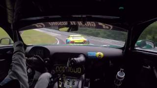 MercedesAMG GT3 chasing Audi R8 LMS GT3 at Nürburgring [upl. by Nahsor219]