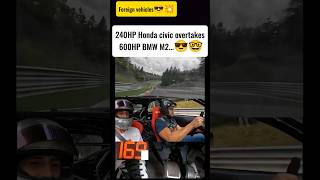 240HP Honda Civic overtakes 600H [upl. by Ecitsuj]