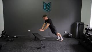 Arms Elevated Plyo Push Ups Bench [upl. by Andree]