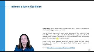 Bilimsel Araştırma Yöntemleri Temel Kavramlar ve İlkeler 1 ders [upl. by Ettelohcin]