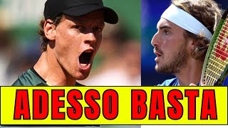 SCANDALO IN CAMPO SINNER vs TSITSIPAS  E Rivolta Ecco cosa è accaduto [upl. by Robena]