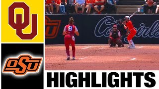 1 Oklahoma vs Oklahoma State Highlights GAME 3  NCAA Softball Highlight  2023 College Softball [upl. by Vipul912]