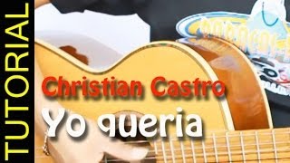 YO QUERIA guitarra tutorial como tocar [upl. by Anitan420]