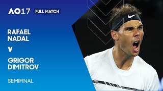 Rafael Nadal v Grigor Dimitrov Full Match  Australian Open 2017 Semifinal [upl. by Seward]