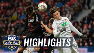 Bayer Leverkusen vs FC Augsburg  201819 Bundesliga Highlights [upl. by Latty]