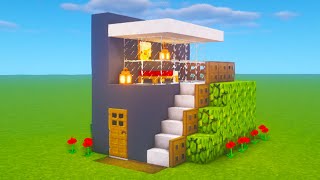 Minecraft Tutorial How To Make The Easiest Modern House Ever Made quot2020 Tutorialquot [upl. by Wordoow793]